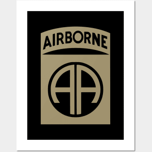 82nd Airborne Patch (subdued) Posters and Art